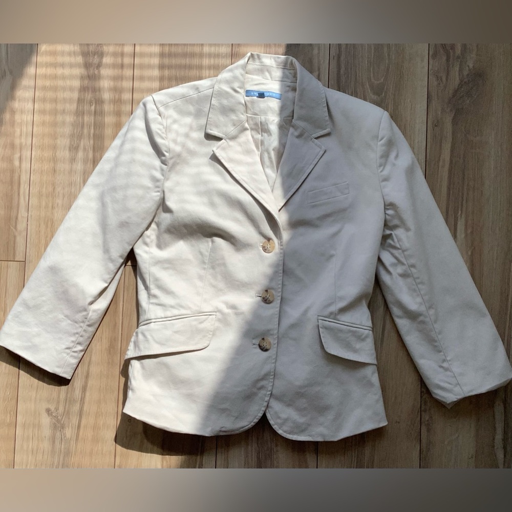 EUC vintage cotton blazer / jacket / coat